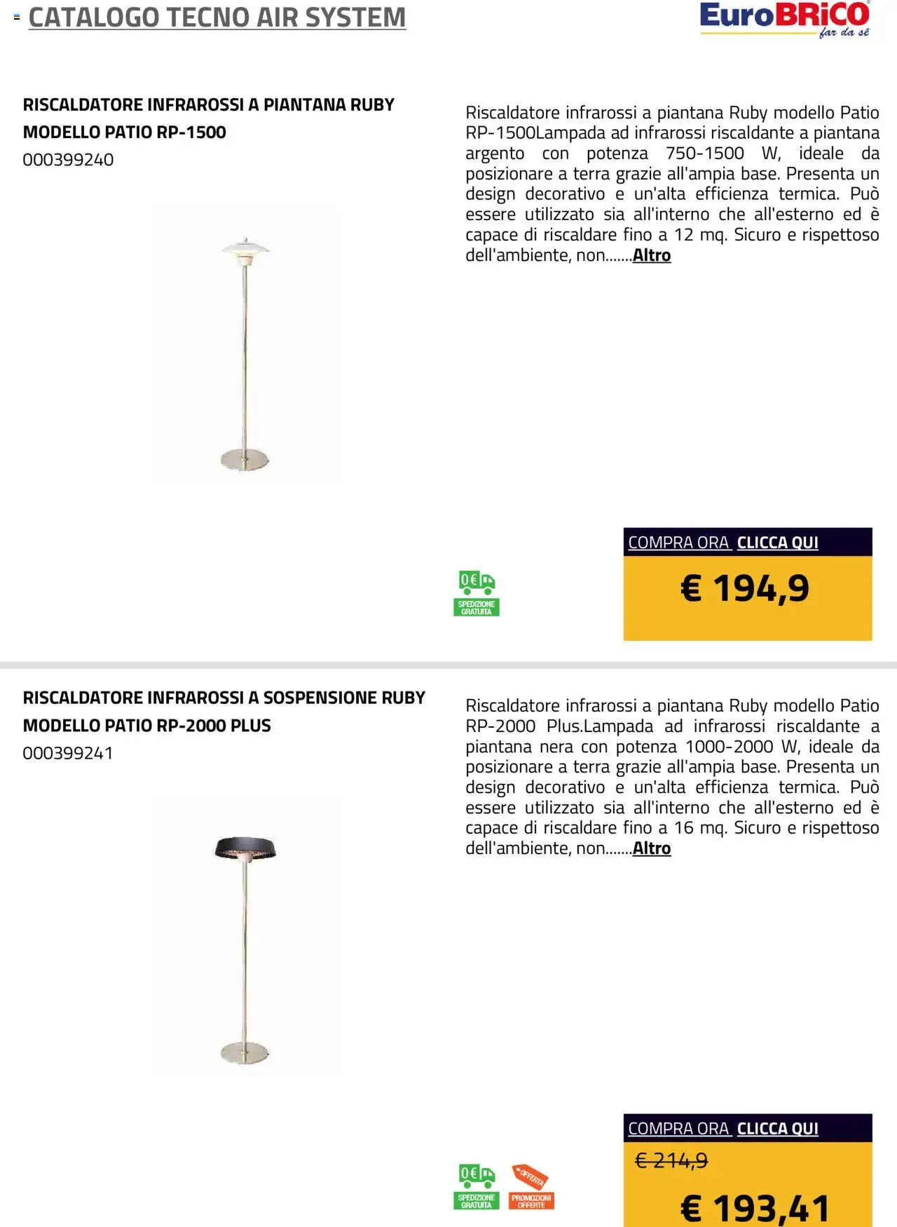 Eurobrico Tecno Air System catalogo - pagina 46 - valido dal 23/07/2025