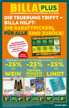 Vorschau Billa Plus Flugblatt - Wien gültig ab 09.10.2025