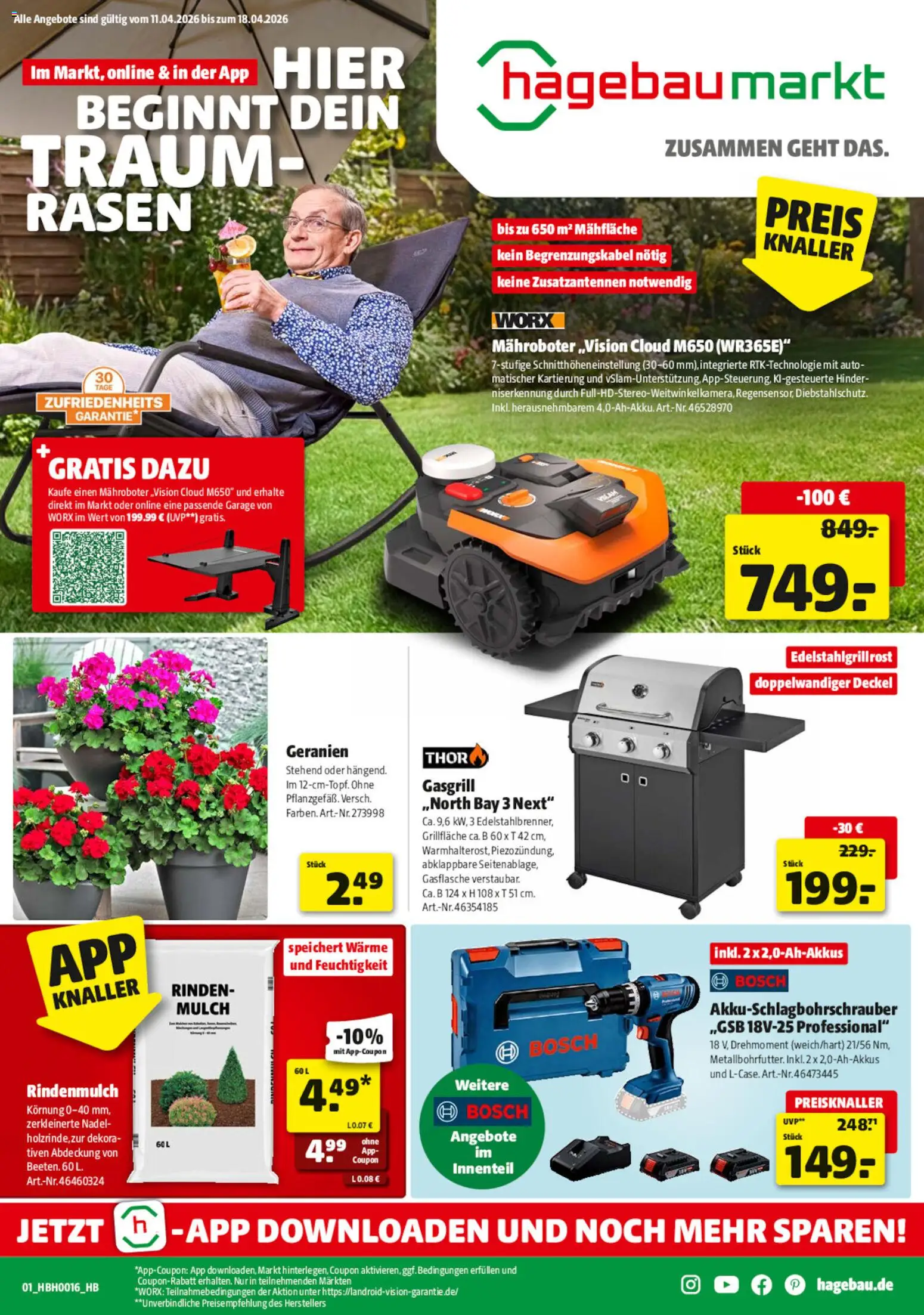 Hagebau Prospekt 	 - Seite 1 - gültig ab 11.04.2026