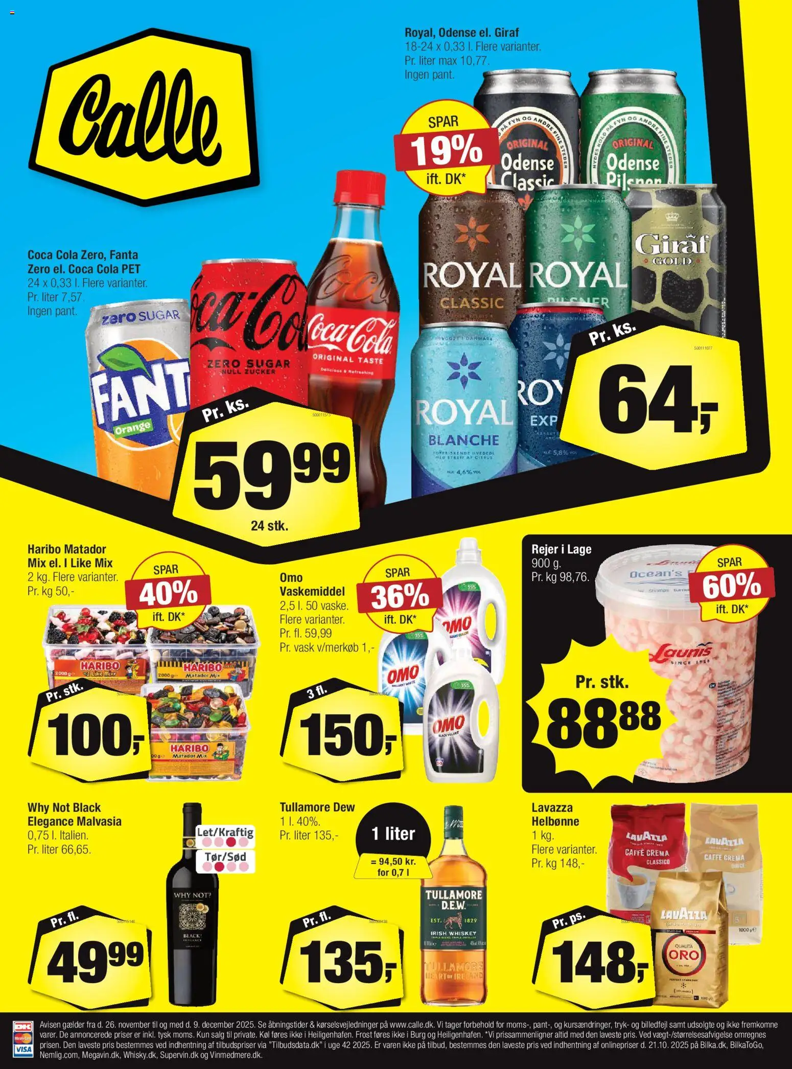 Calle - Tilbudsavis - side 1- gyldig fra 26/11/2025