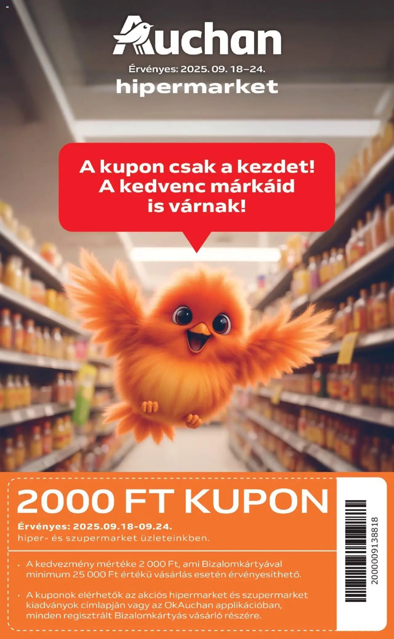 Auchan Akciós újság - 1oldal - érvényes 2025.09.18.-tól