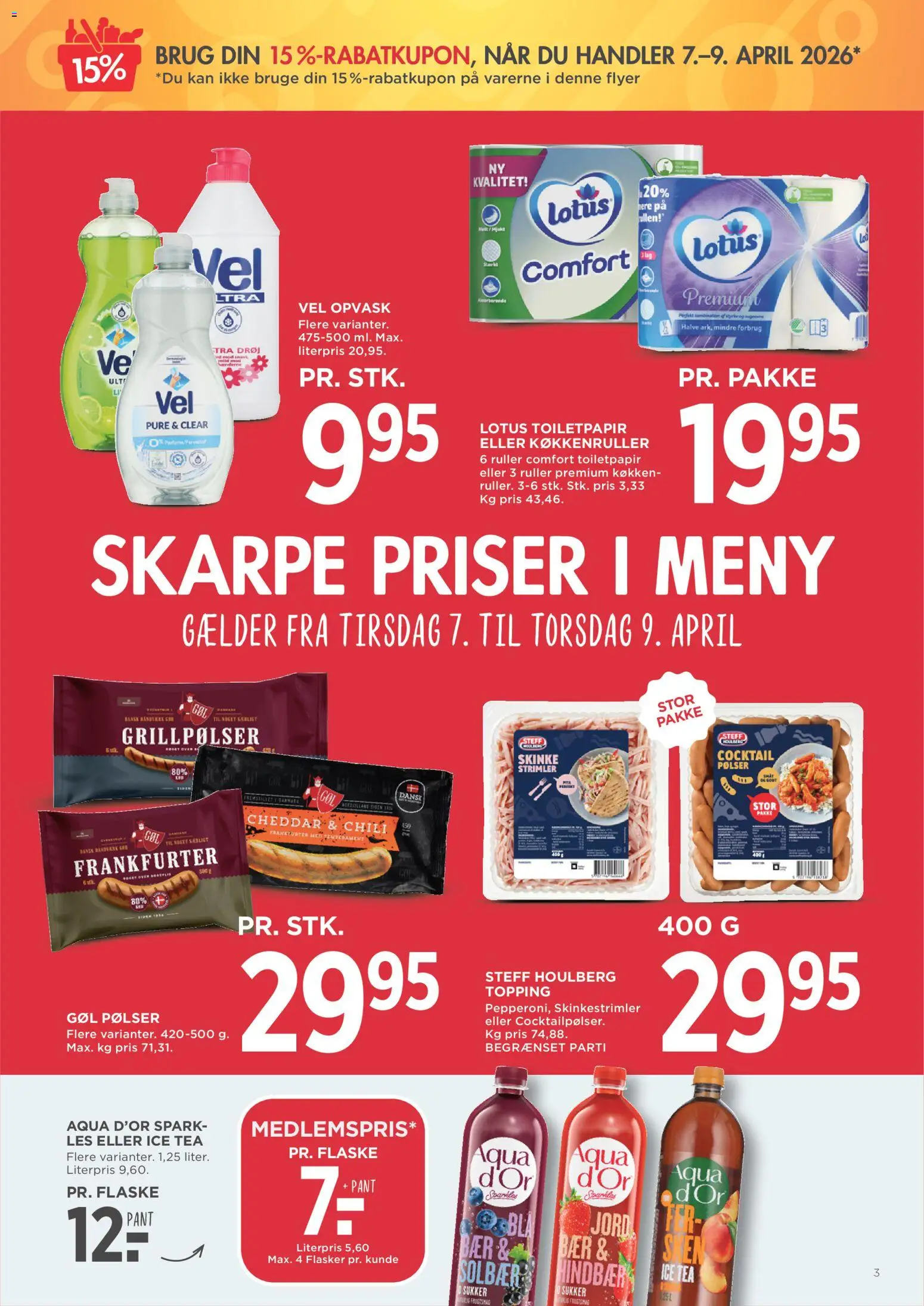 Meny - Tilbudsavis uge 15 - page 3- valid from 07/04/2026