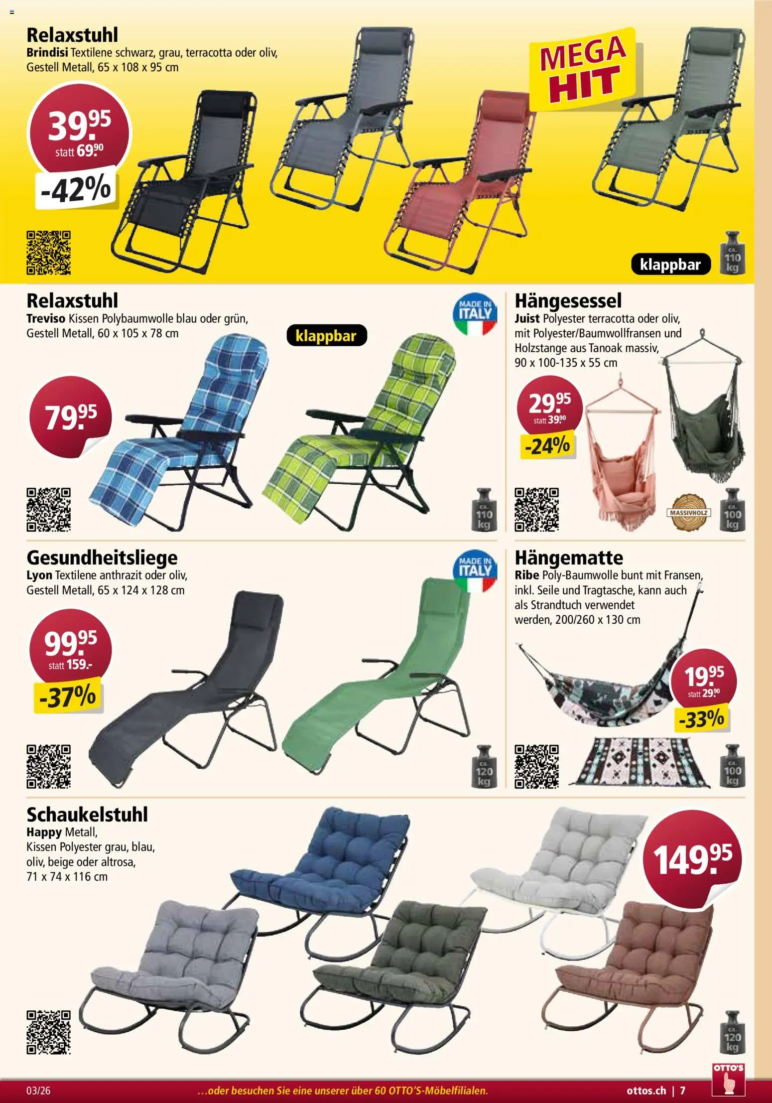 Otto's Aktionen Möbelflyer - page 7- valid from 01.03.2026