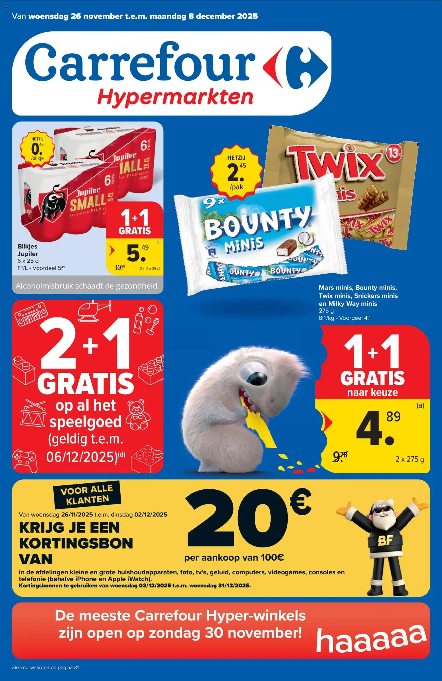 Carrefour folder week 48 - pagina 1- geldig vanaf 26/11/2025