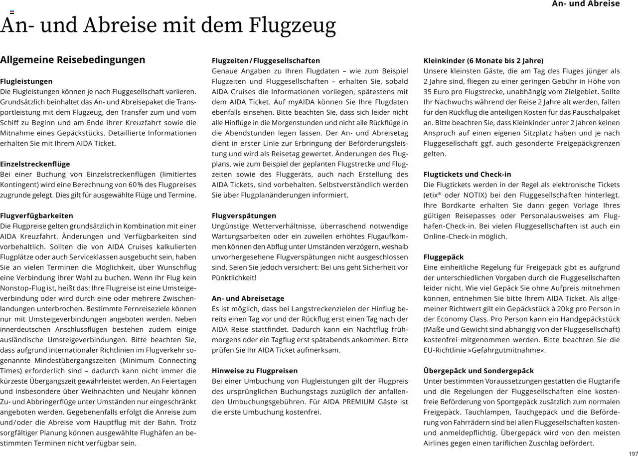 Aida Sommer 2026 - Seite 197 - gültig ab 01.03.2026