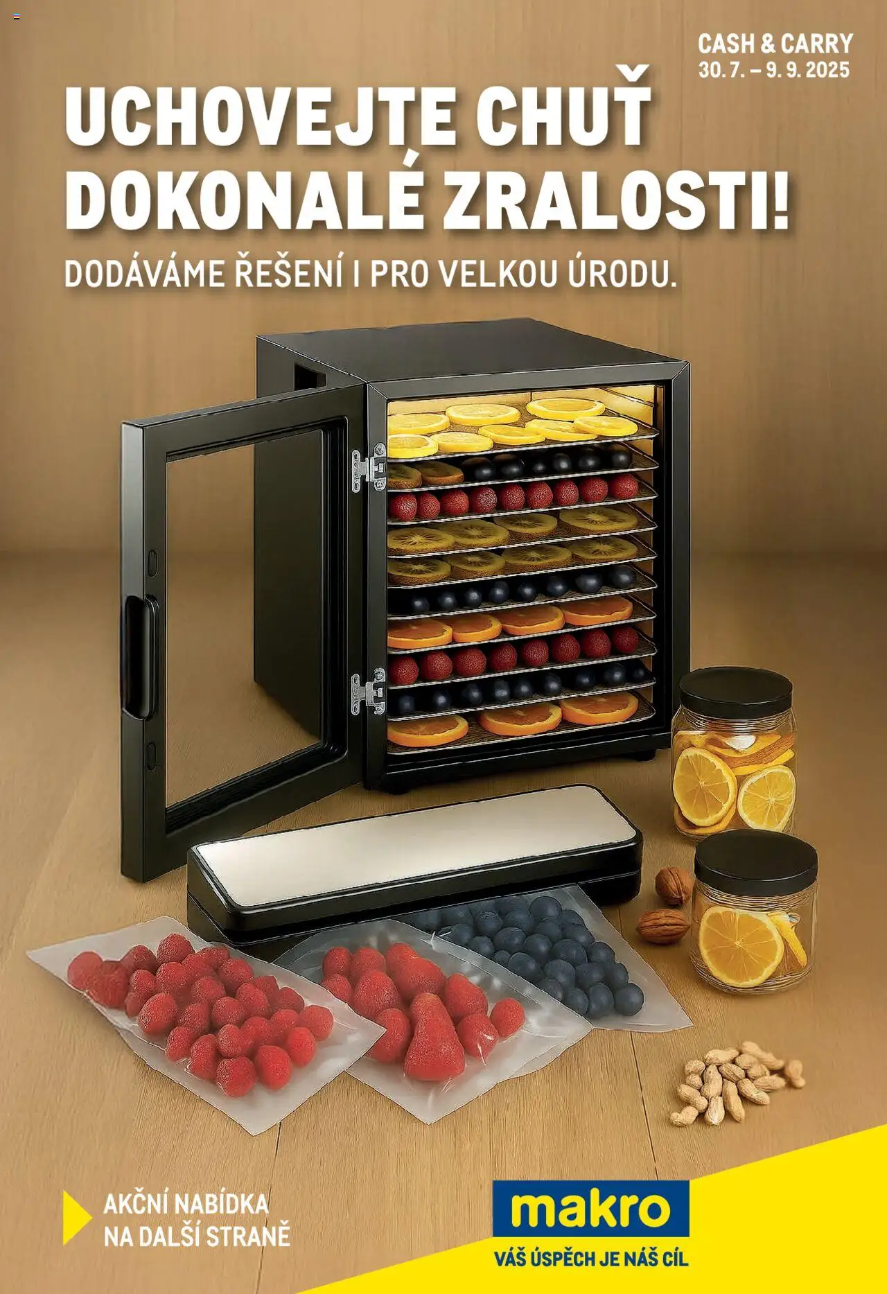 Makro leták - Uchovejte chuť dokonalé zralosti! - strana 1- platný od 30.07.2025
