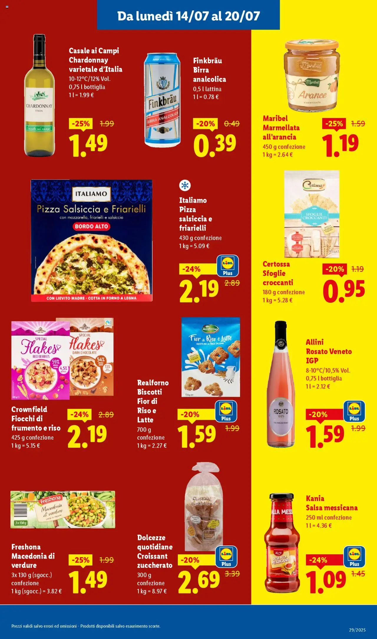 Volantino Lidl	 - pagina 11 - valido dal 14/07/2025