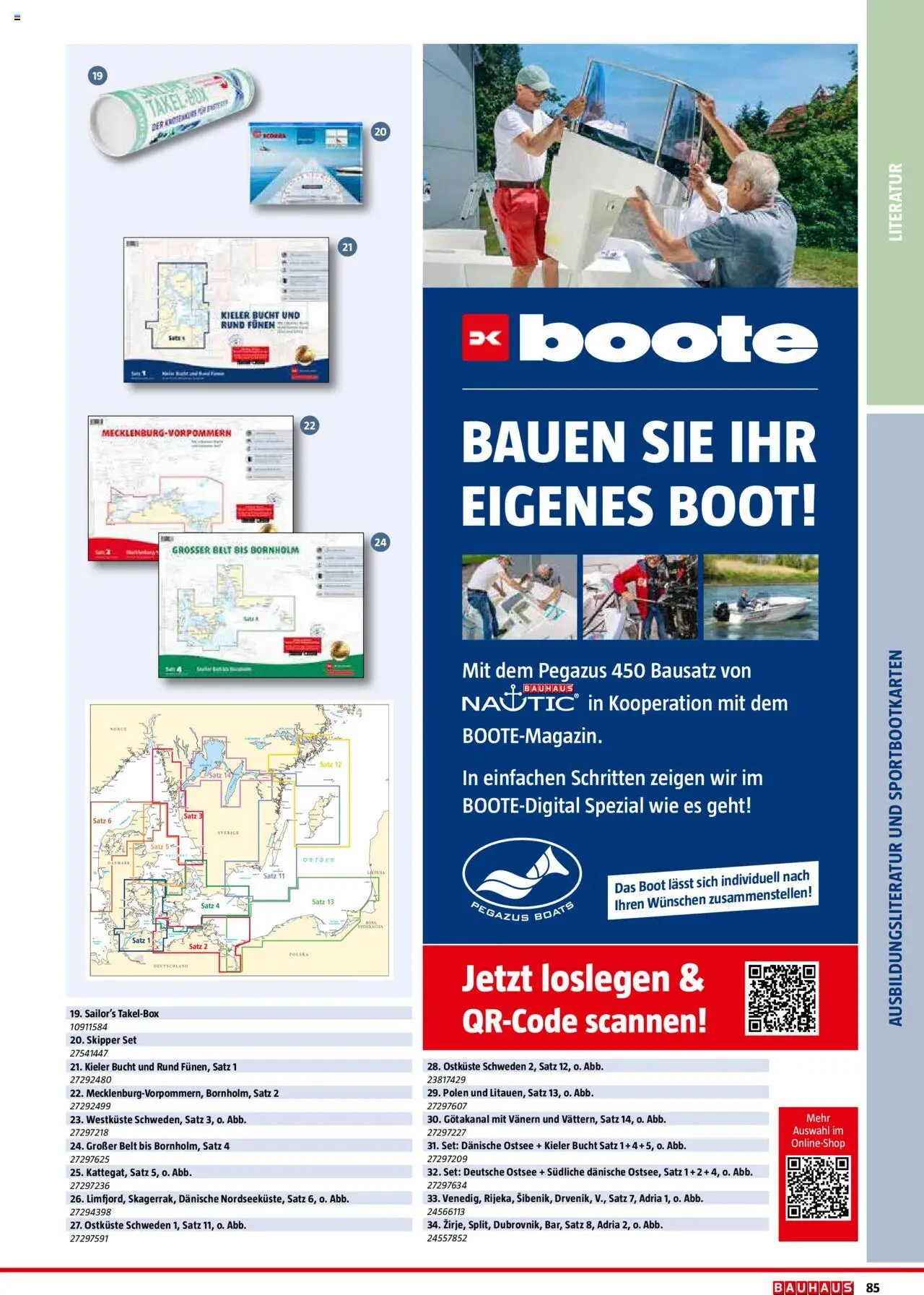 Bauhaus Nautic Katalog / Der Wassersport-Ausrüster 2025 - Seite 85 - gültig ab 20.01.2025