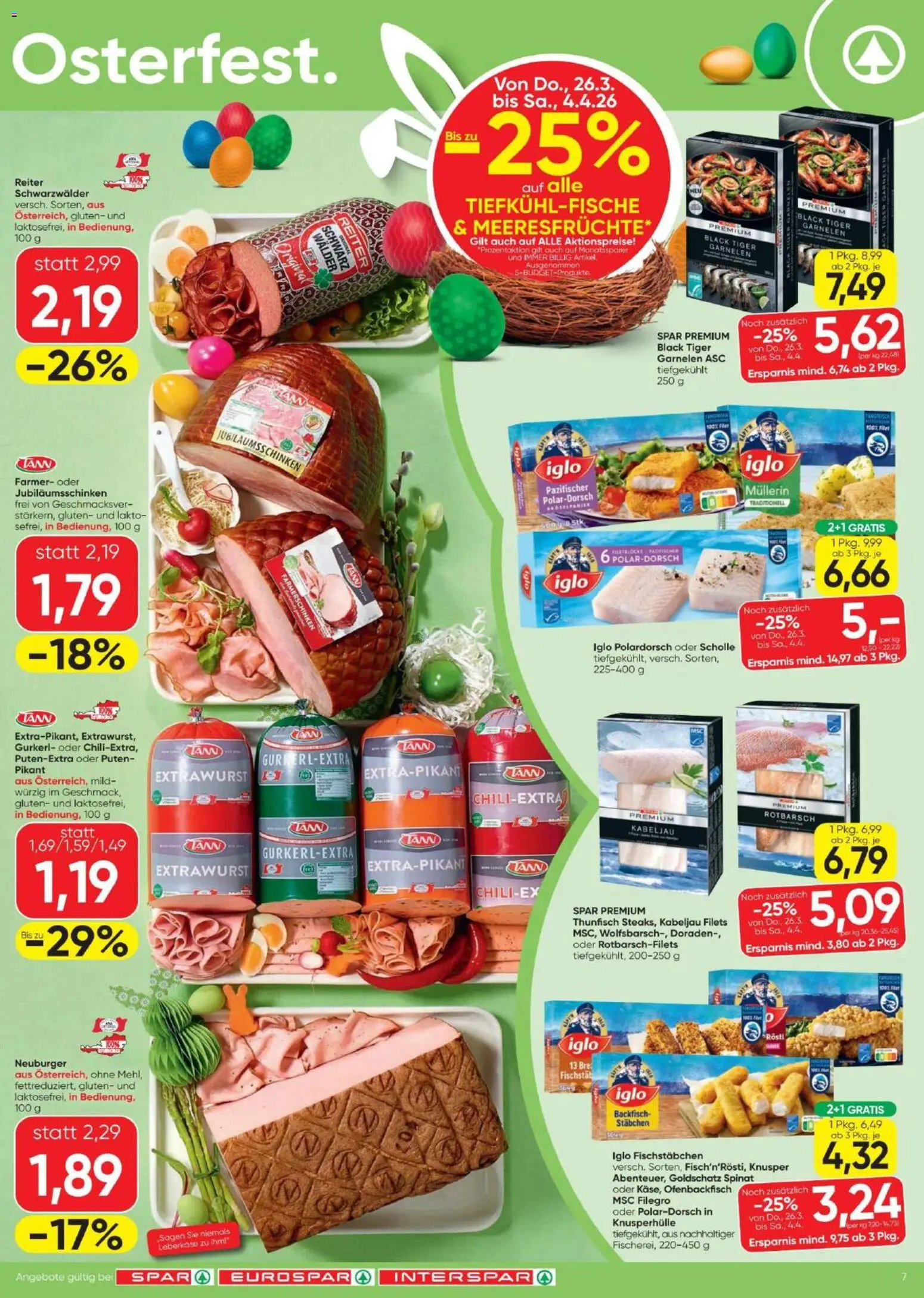 Spar - Flugblatt - page 7- valid from 26.03.2026