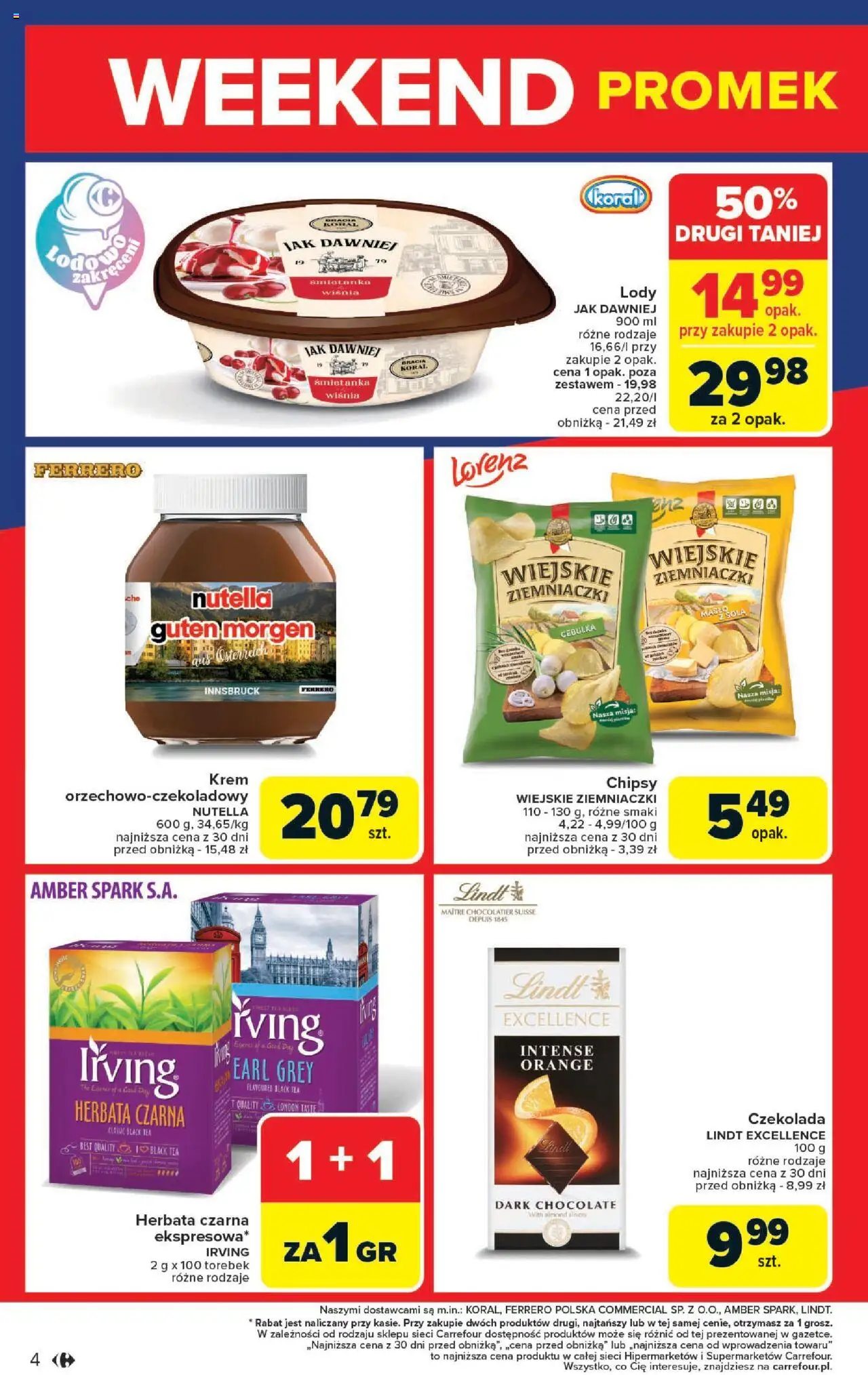 Carrefour Gazetka - Weekend promek już od czwartku - strona 4- ważny od 17.07.2025