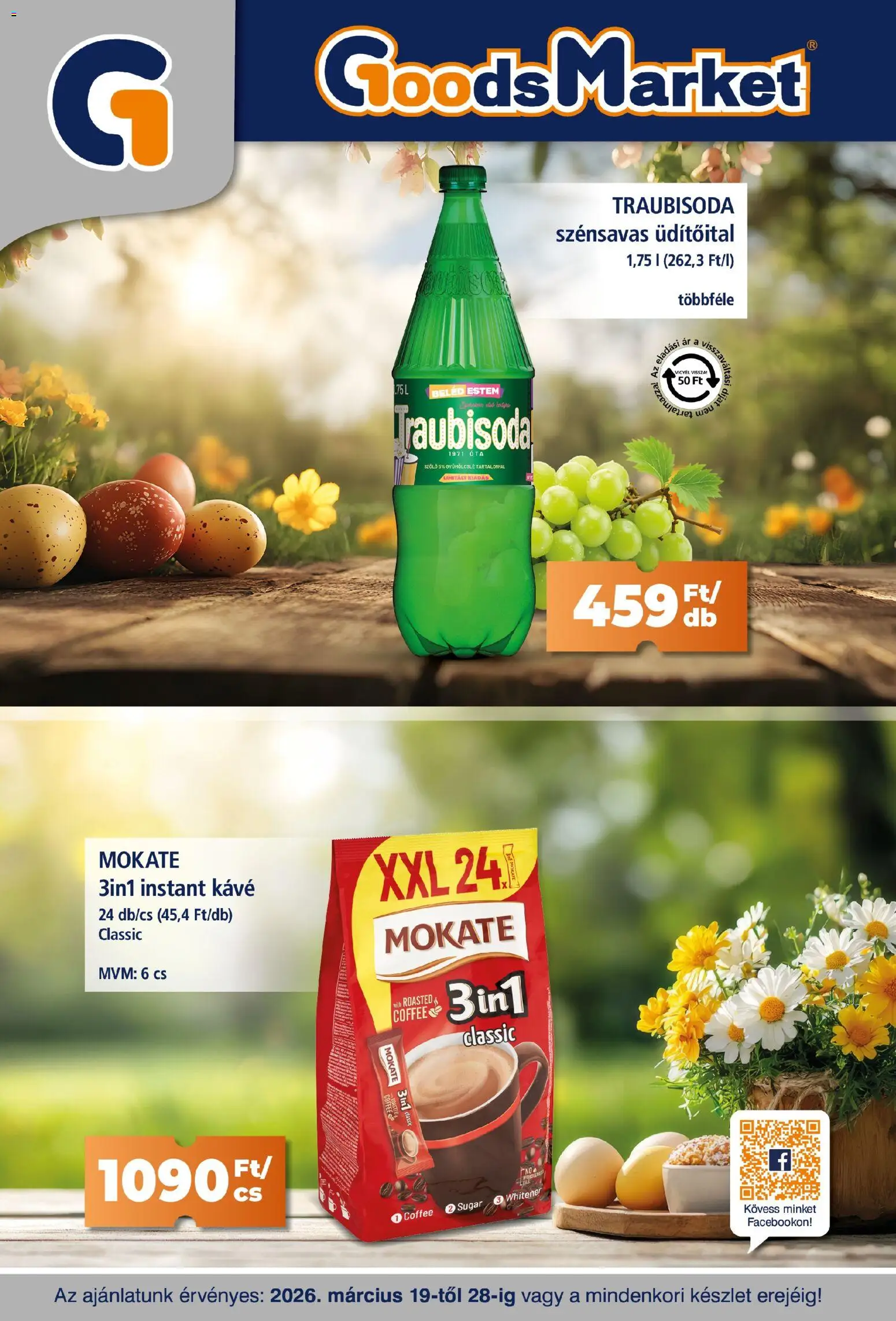 Goods Market akciós újság - 1oldal - érvényes 2026.03.19.-tól