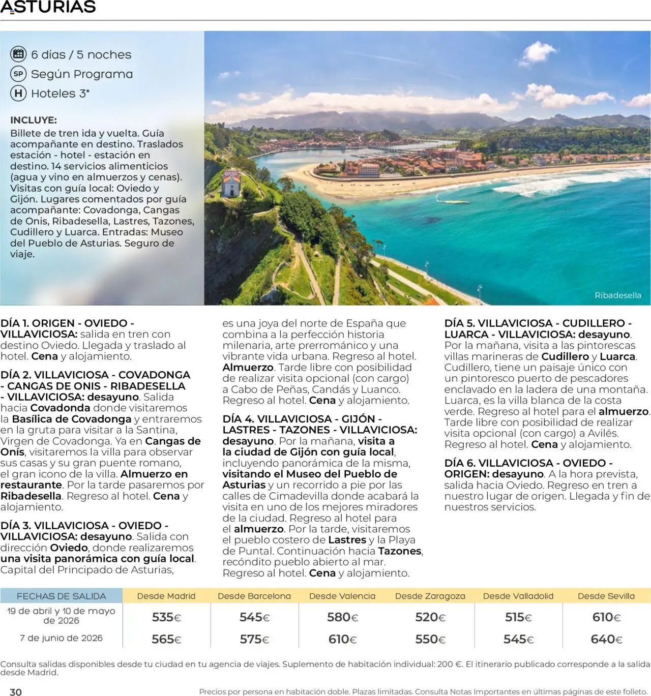 Viajes El Corte Inglés - Club de Vacaciones - Vacaciones Económicas Personalizado - Página de 30 - Válido desde 01/09/2025