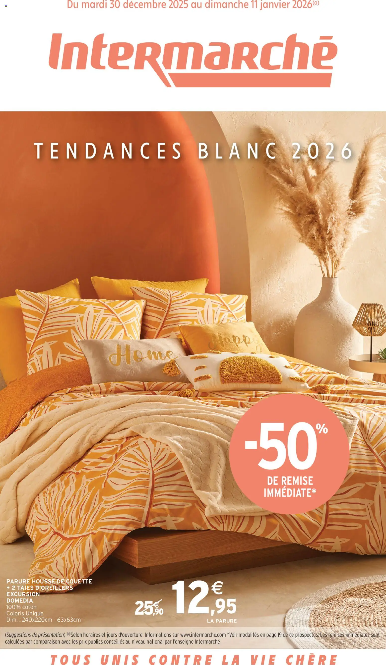 Intermarché - Les tendances Blanc 2026 - page 1 - valable à partir du 30/12/2025