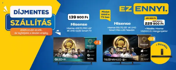 Előnézet Euronics Akciós újság érvényes 2025.10.22.-tól