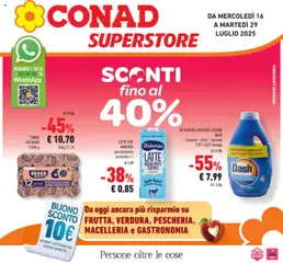Anteprima Conad Superstore Lombardia catalogo valida dal 16/07/2025