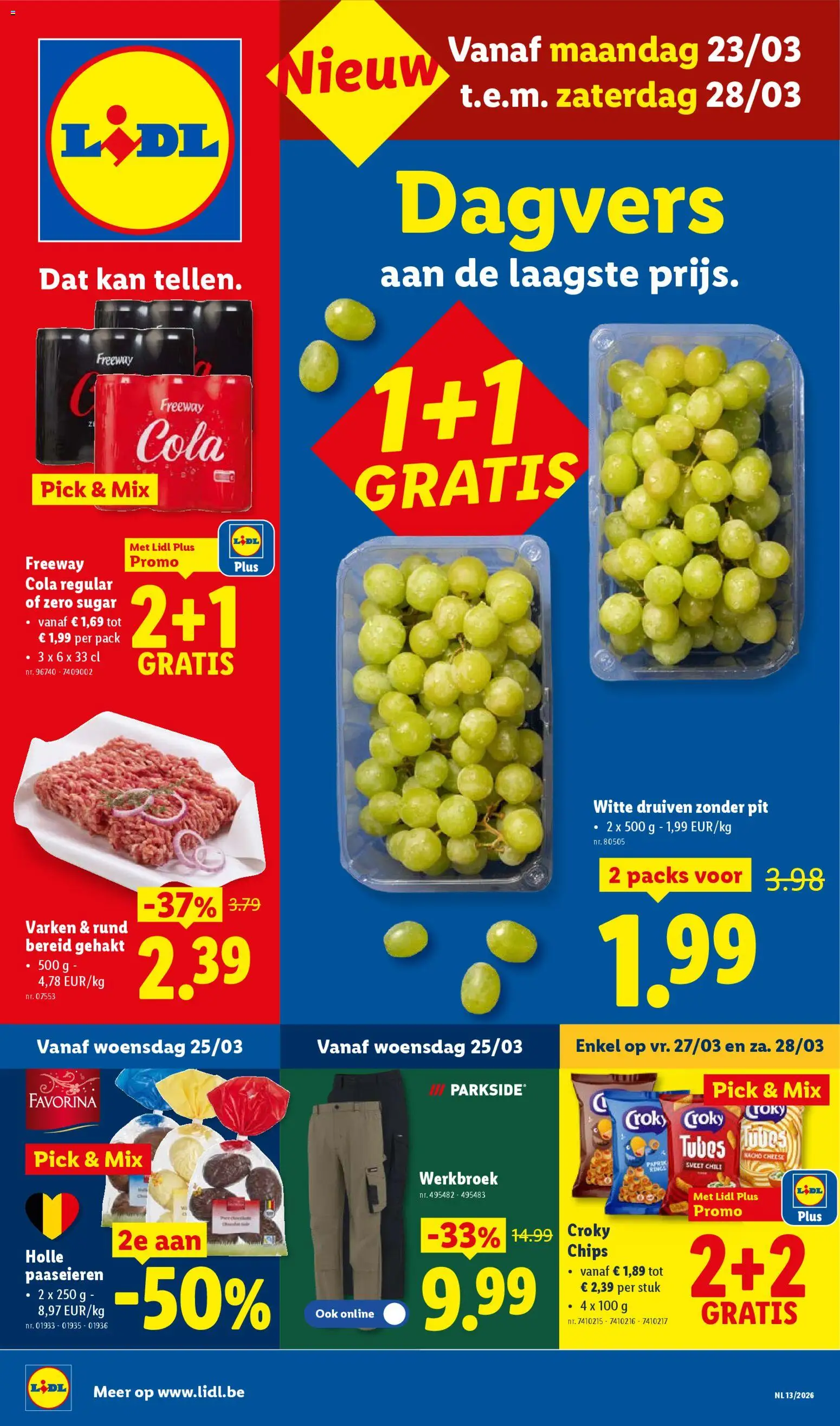 Lidl Folder week 13 - pagina 1- geldig vanaf 23/03/2026
