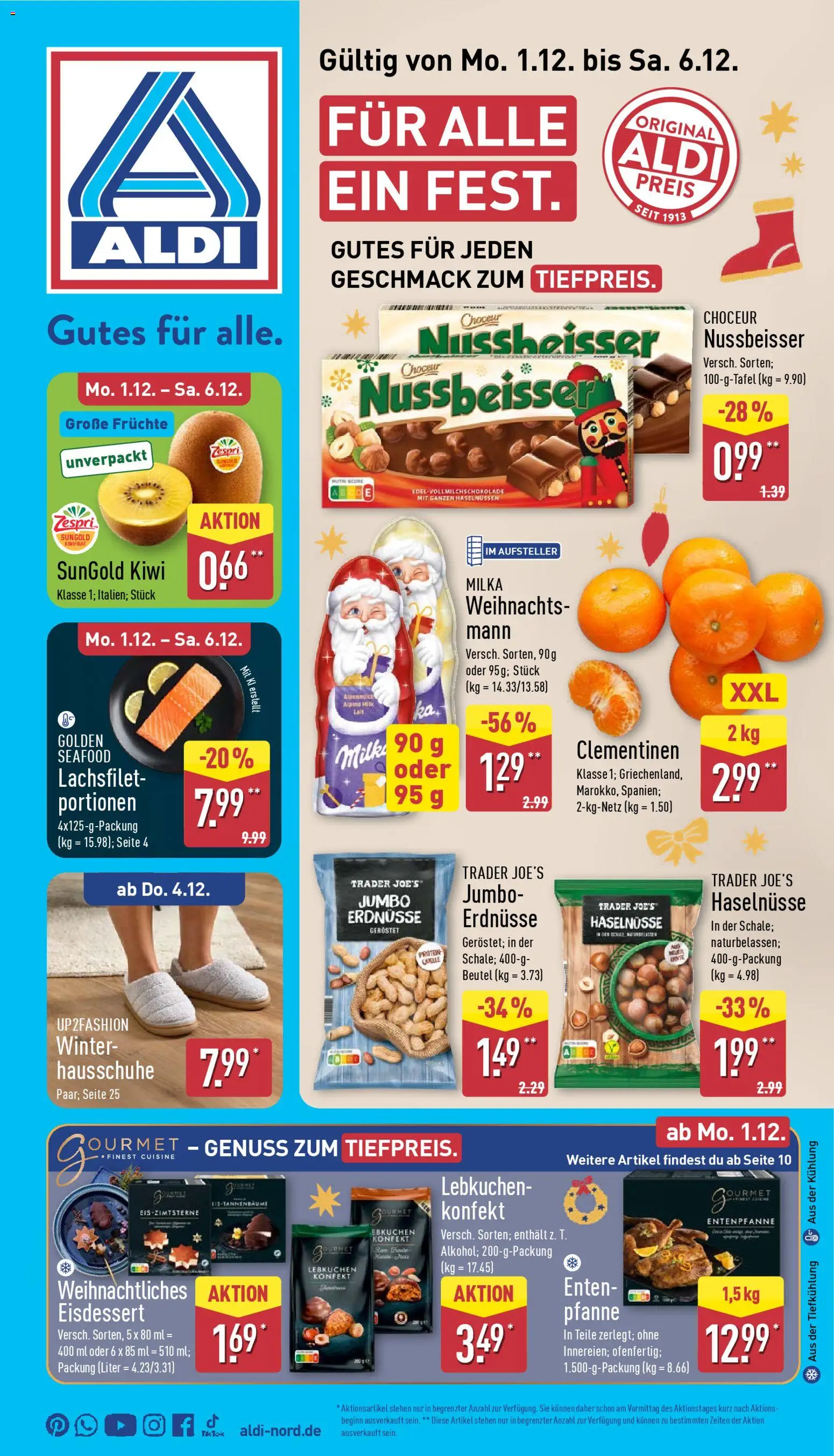 Aldi Prospekt 	 - Seite 1 - gültig ab 01.12.2025