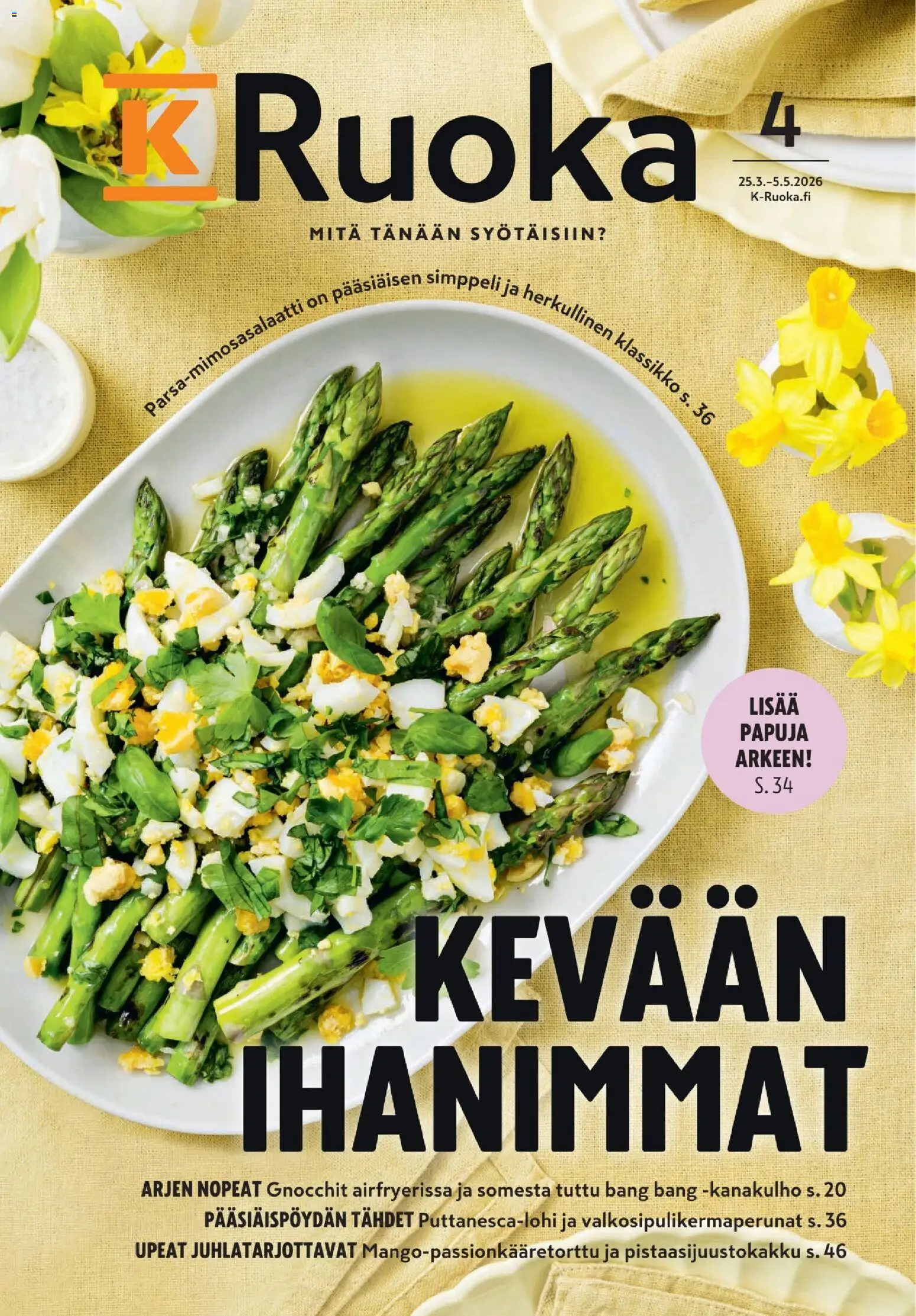 K-Market tarjoukset - K-Ruoka - sivu 1- voimassa alkaen 25/03/2026