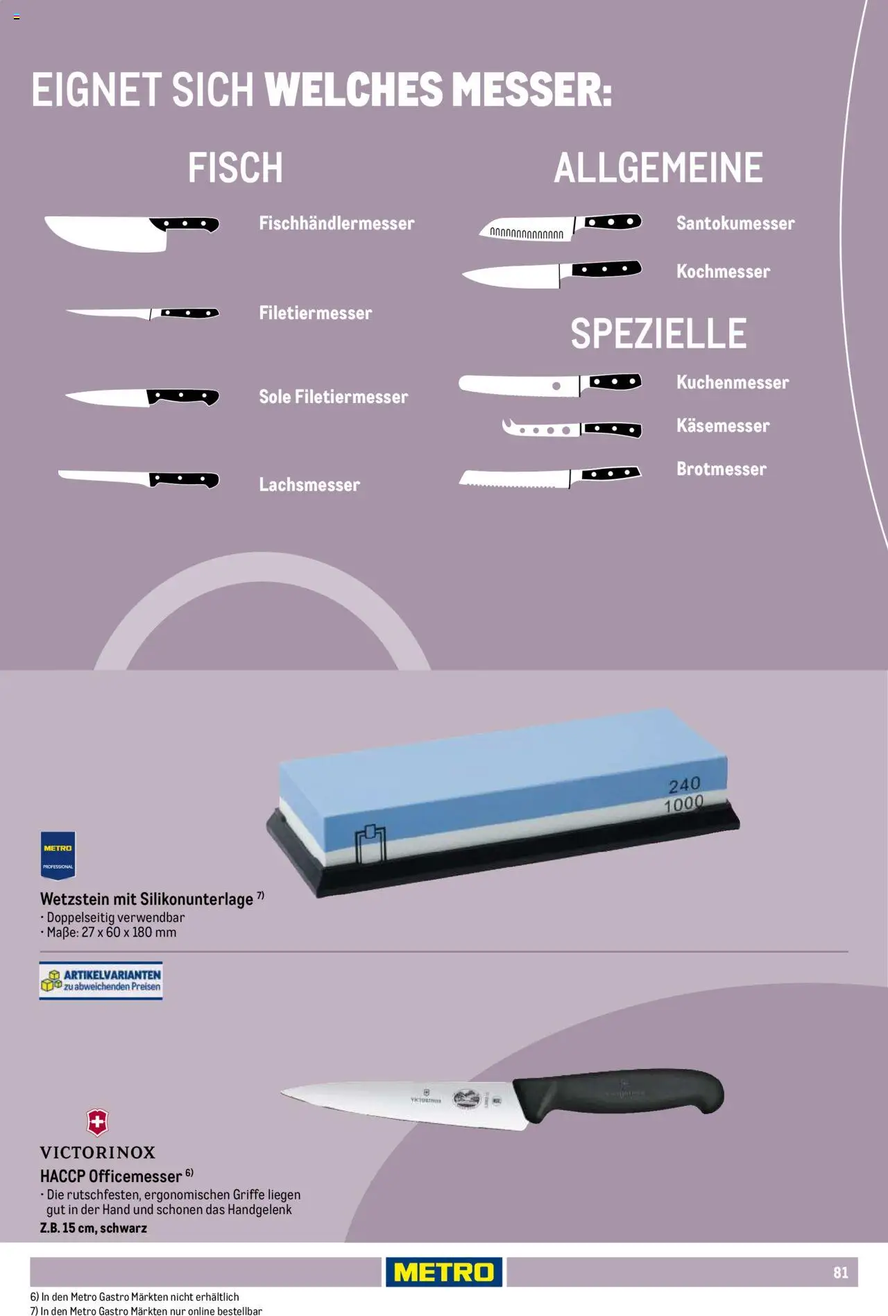 Metro Non Food Sortiment - Seite 81 - gültig ab 01.10.2025