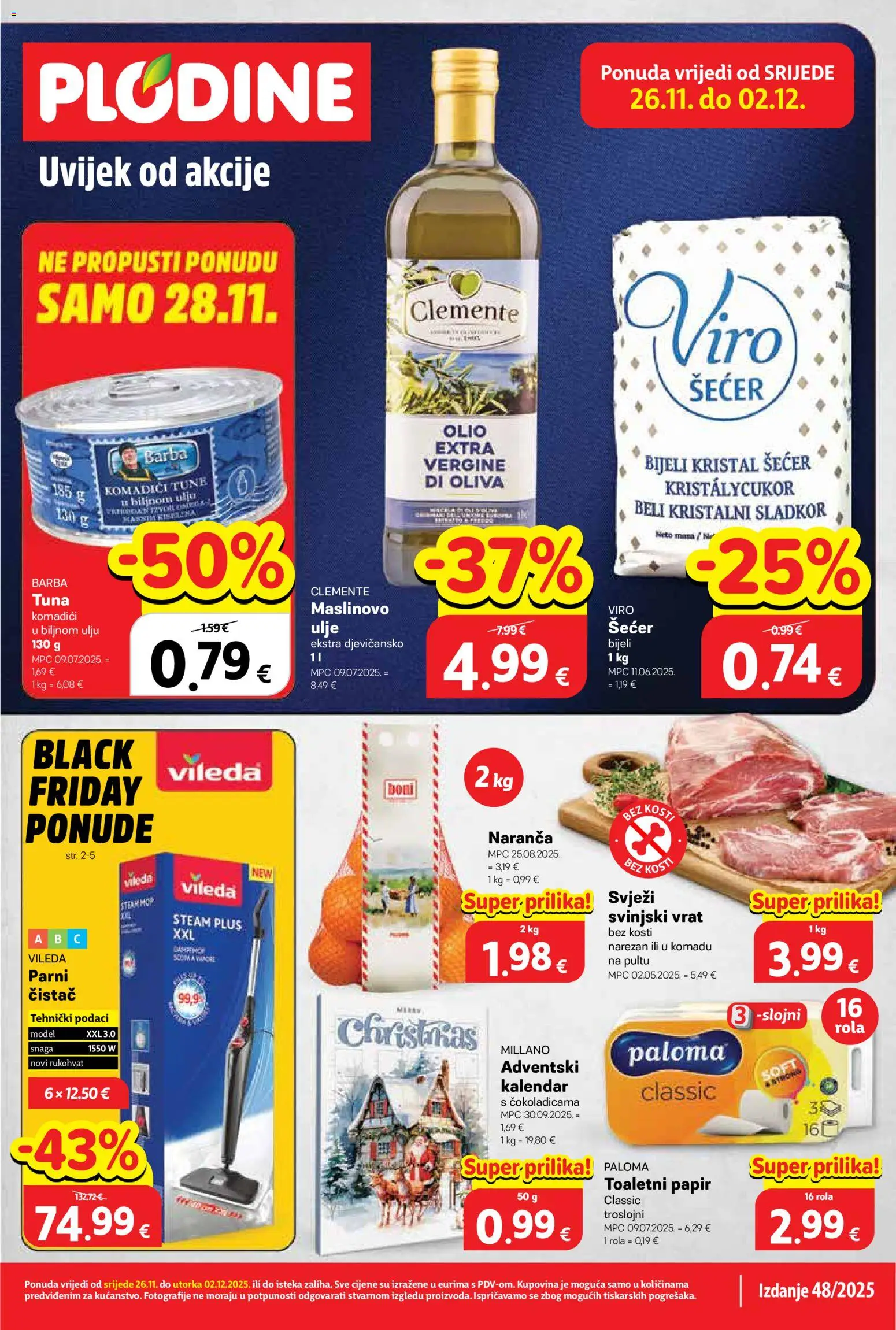 Black Friday Plodine - stranica 1- važeći od 26.11.2025