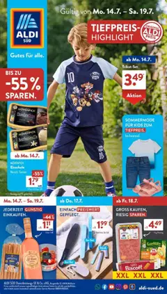 Vorschau Aldi Süd Prospekt 	 gültig ab 14.07.2025