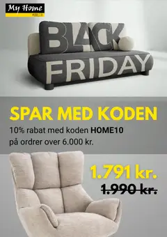 Forhåndsvisning My Home - Black Friday gyldig fra 04/11/2025