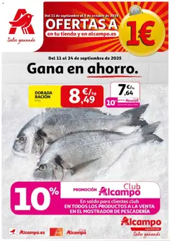 Vista previa del folleto Alcampo -  SM Nacional  válido desde 11/09/2025