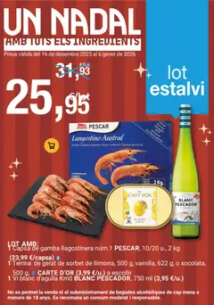 Vista previa del folleto Bonpreu folleto válido desde 16/12/2025