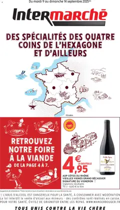Aperçu Intermarché Catalogue: sélection de notre région spécial foire à la viande valable à partir du 09/09/2025