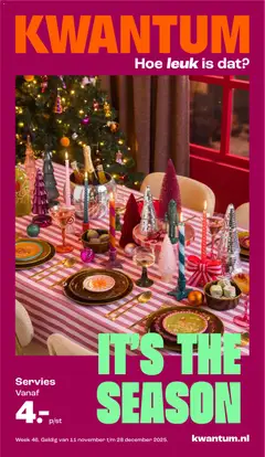 Kwantum - Kerstcollectie geldig vanaf 11-11-2025