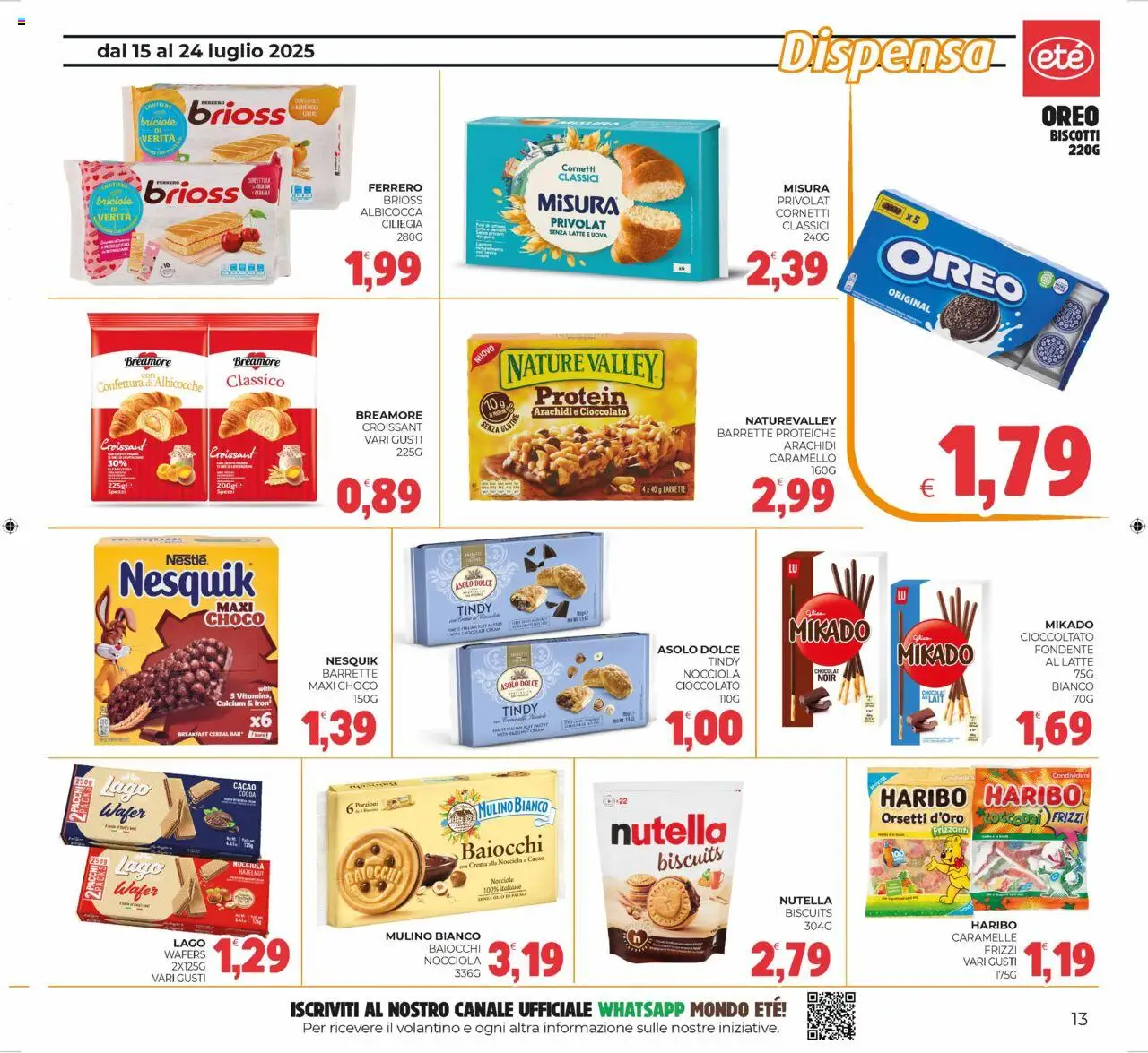 Volantino Eté	 - pagina 13 - valido dal 15/07/2025