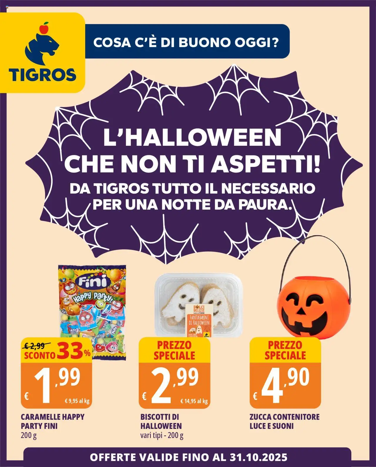 Tigros Halloween catalogo - pagina 1 - valido dal 16/10/2025