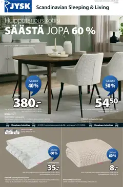 Esikatselu JYSK tarjoukset voimassa alkaen 12/03/2026