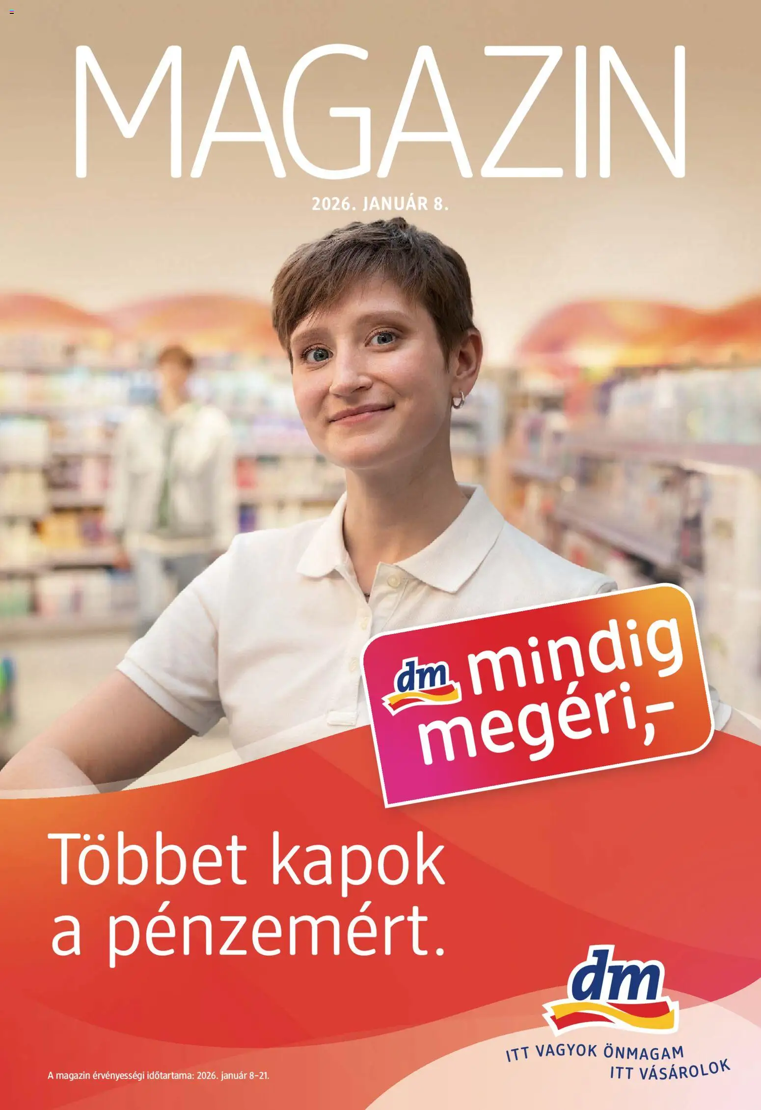 DM Drogerie Markt Akciós újság - 1oldal - érvényes 2026.01.08.-tól