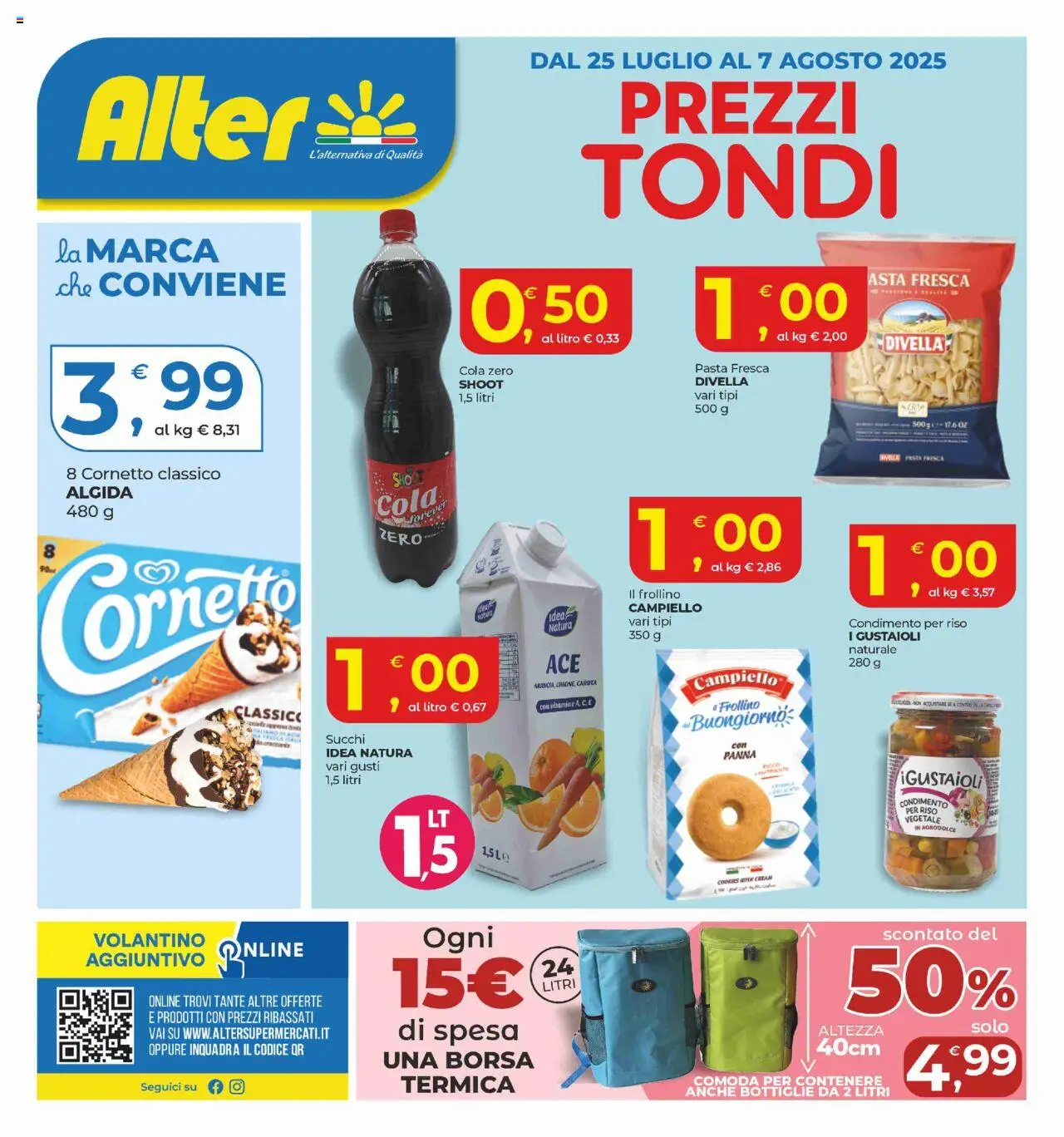 Volantino Alter Discount	 - pagina 1 - valido dal 25/07/2025