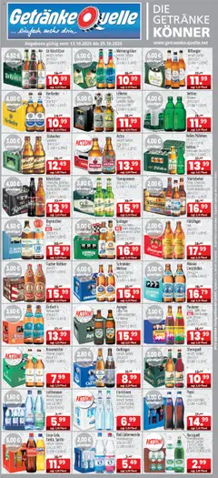 Vorschau Getränke Quelle Prospekt 	 gültig ab 13.10.2025