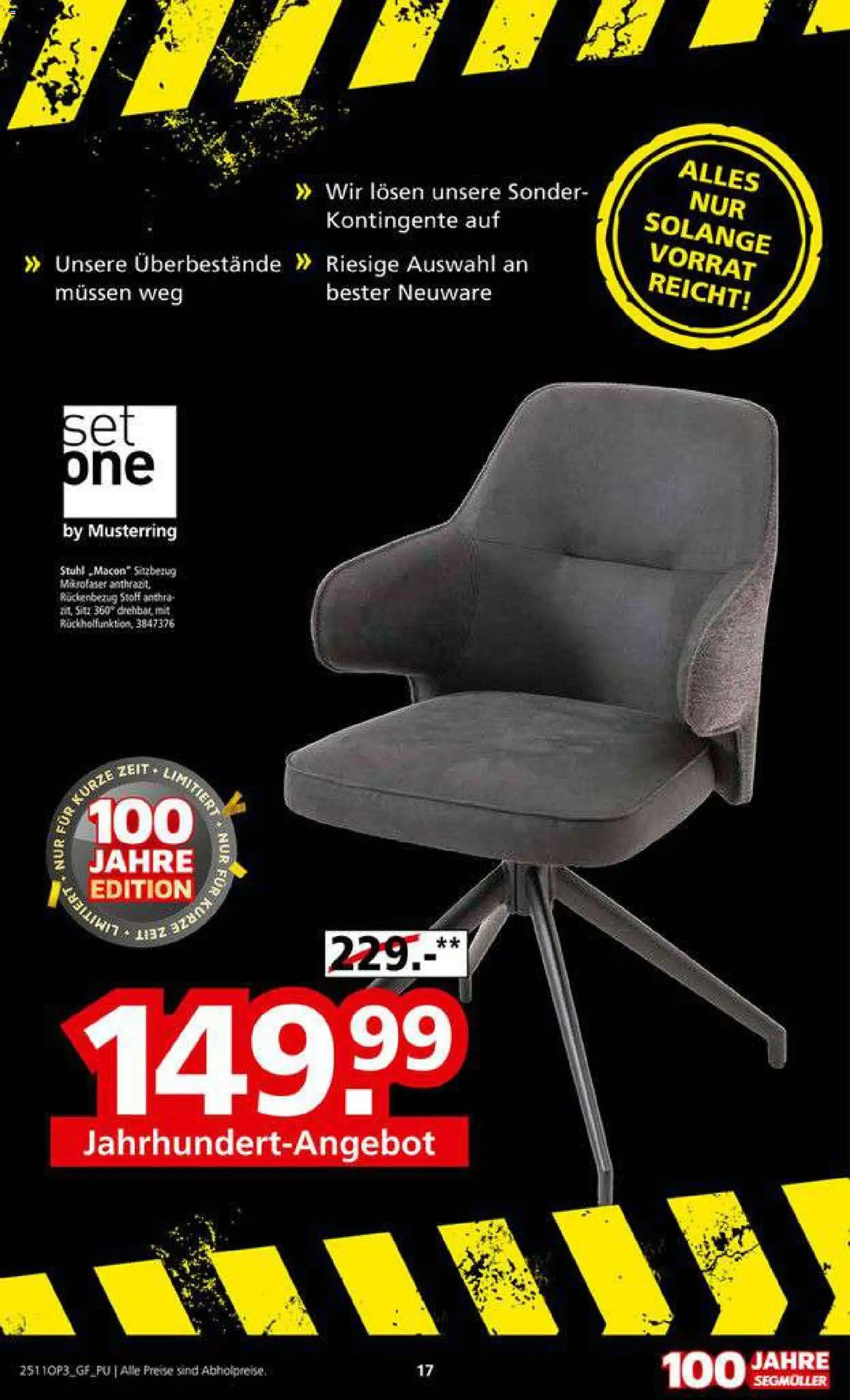 Segmüller Lagerausverkauf bei Segmüller - Seite 17 - gültig ab 22.11.2025