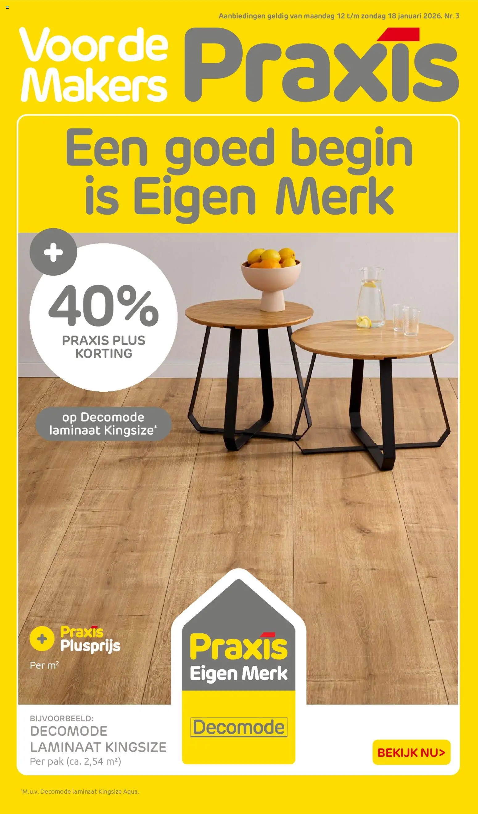 Praxis - Folder - pagina 1- geldig vanaf 12-01-2026