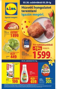Előnézet Lidl akciós újság érvényes 2026.03.26.-tól