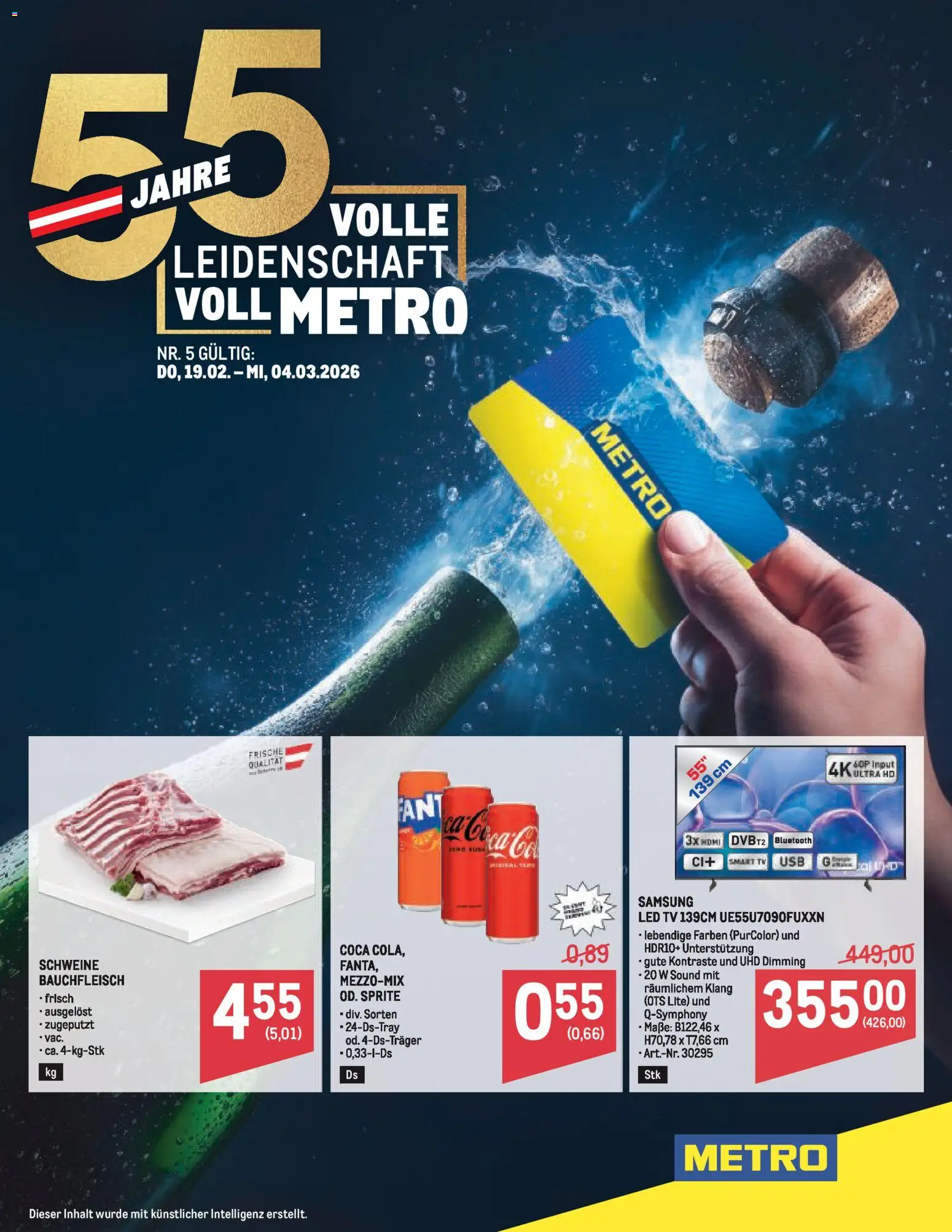 Metro 55 Jahre Preisfeuerwerk - Seite 1- gültig ab 19.02.2026