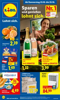 Vorschau Lidl Flugblatt gültig ab 23.10.2025