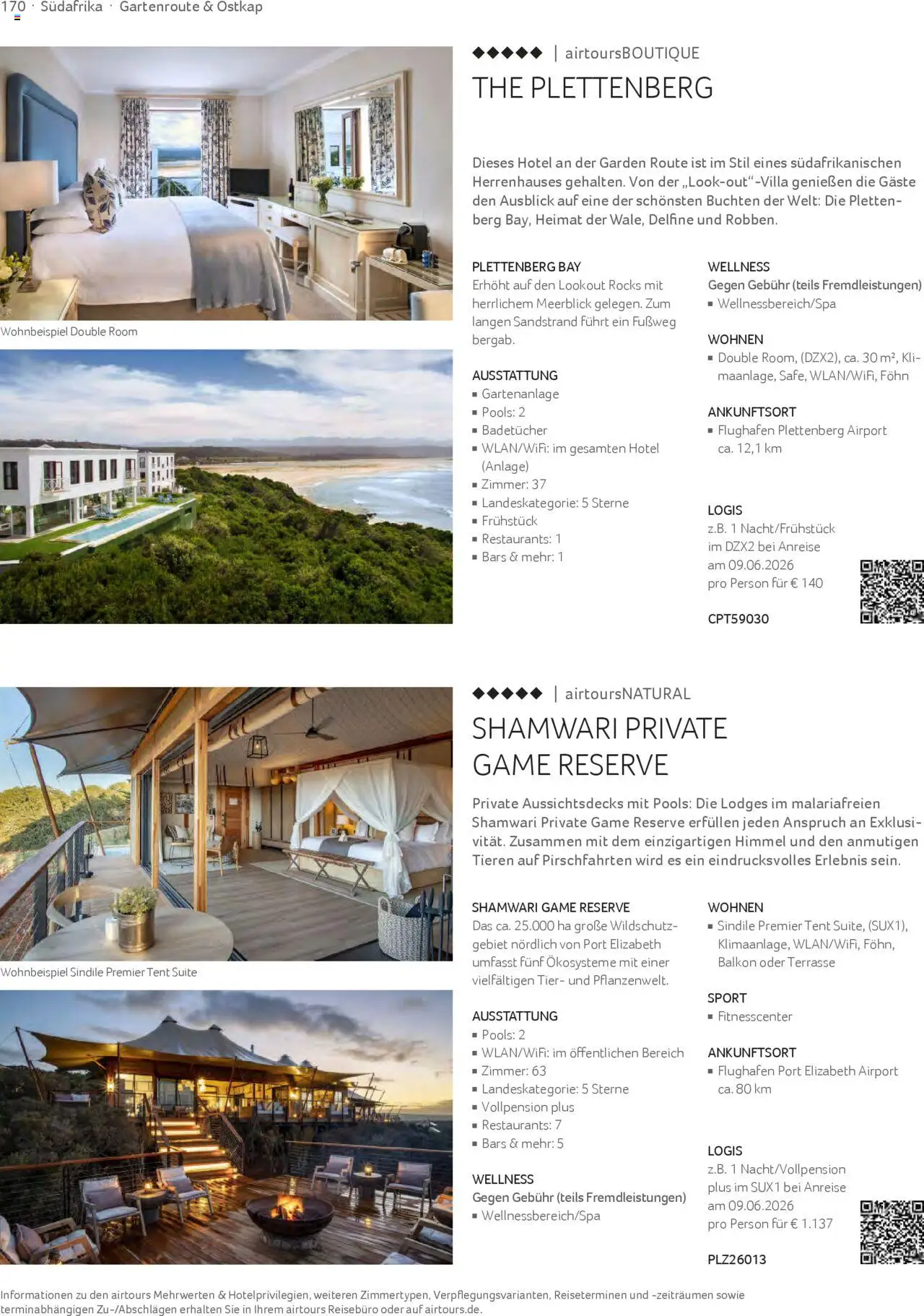 TUI airtours Katalog  Erstklassige Fernreisen 2025/26 - Seite 170 - gültig ab 01.11.2025