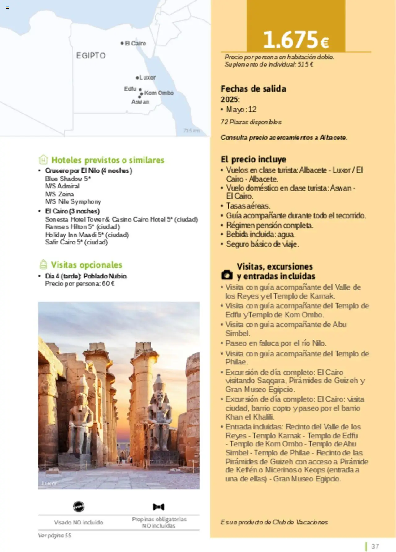 Viajes El Corte Inglés - Catálogo Turismo Social Castilla La Mancha - Página de 37 - Válido desde 03/02/2025