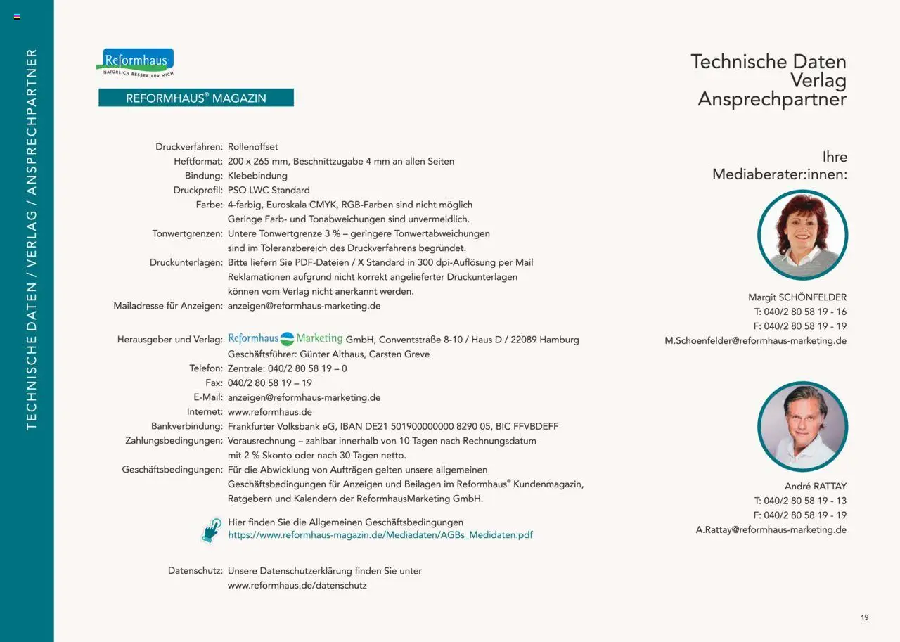 Reformhaus Bacher Themenplan 2025 - Seite 19 - gültig ab 01.01.2025