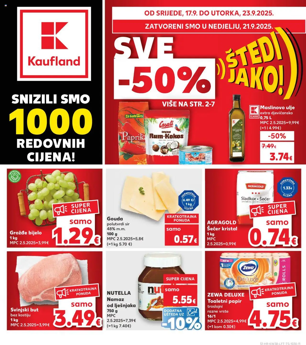 Katalog Kaufland - stranica 1- važeći od 17.09.2025