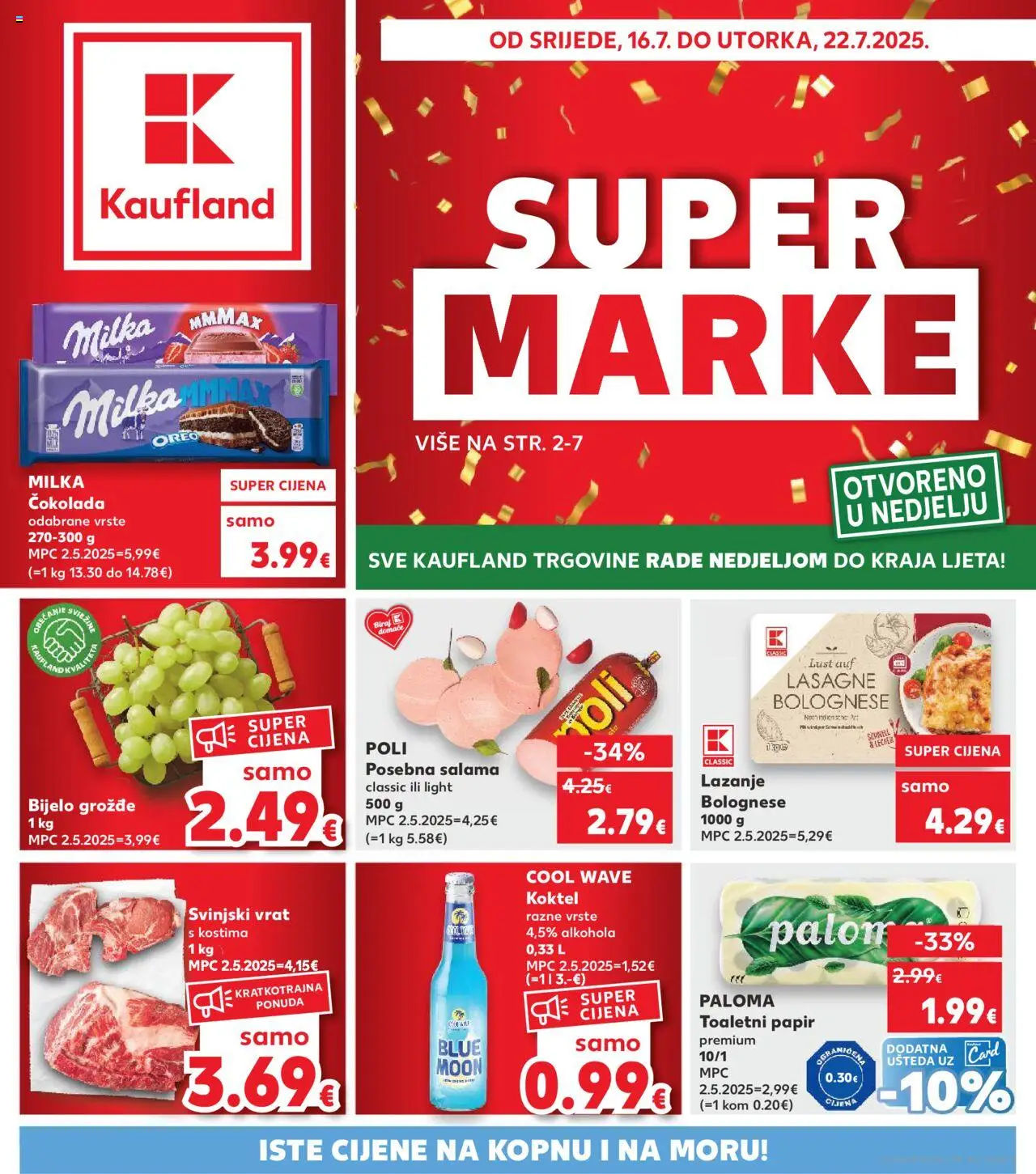 Ponuda Kaufland - stranica 1- važeći od 16.07.2025