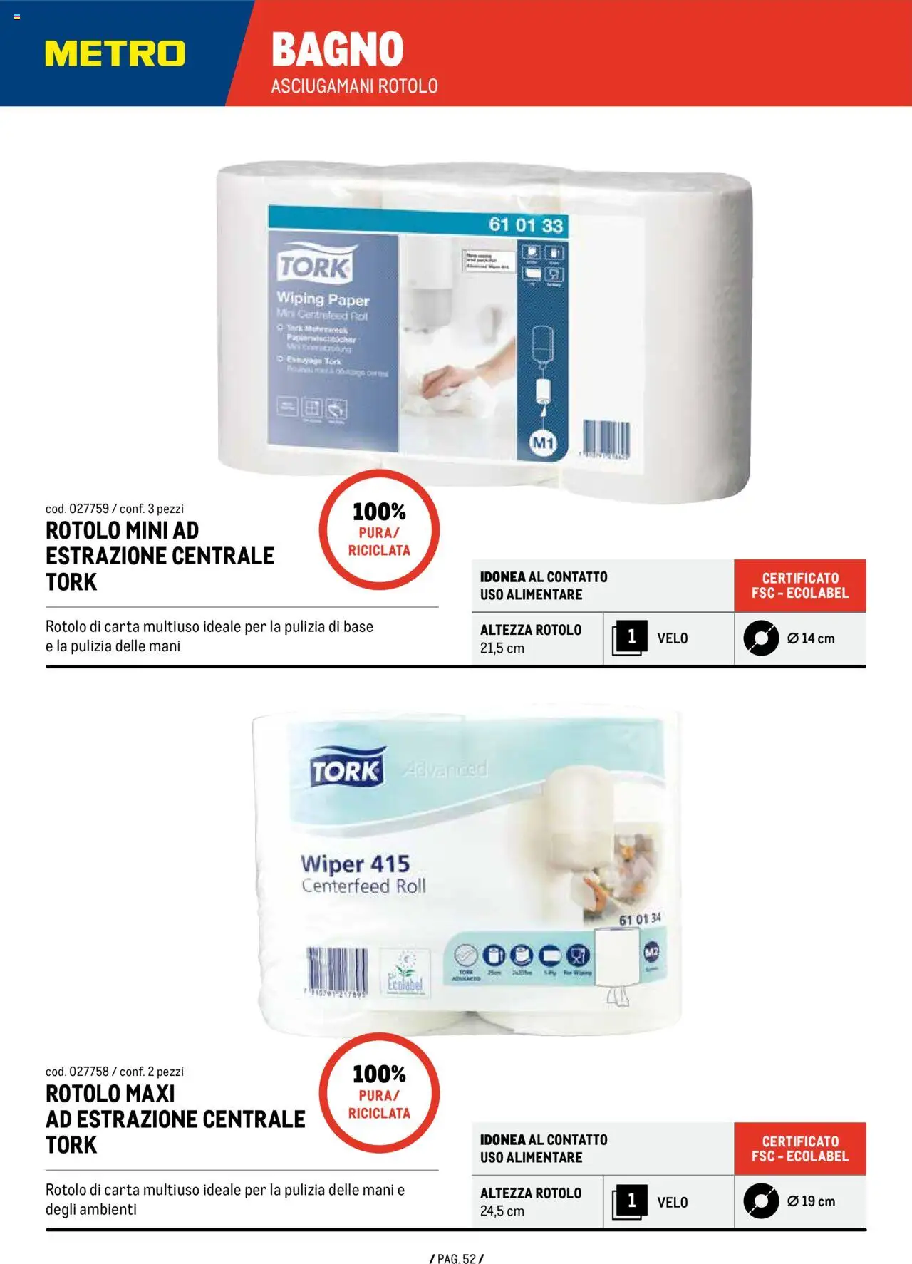 Metro Detergenza Professionale catalogo - pagina 52 - valido dal 11/09/2025