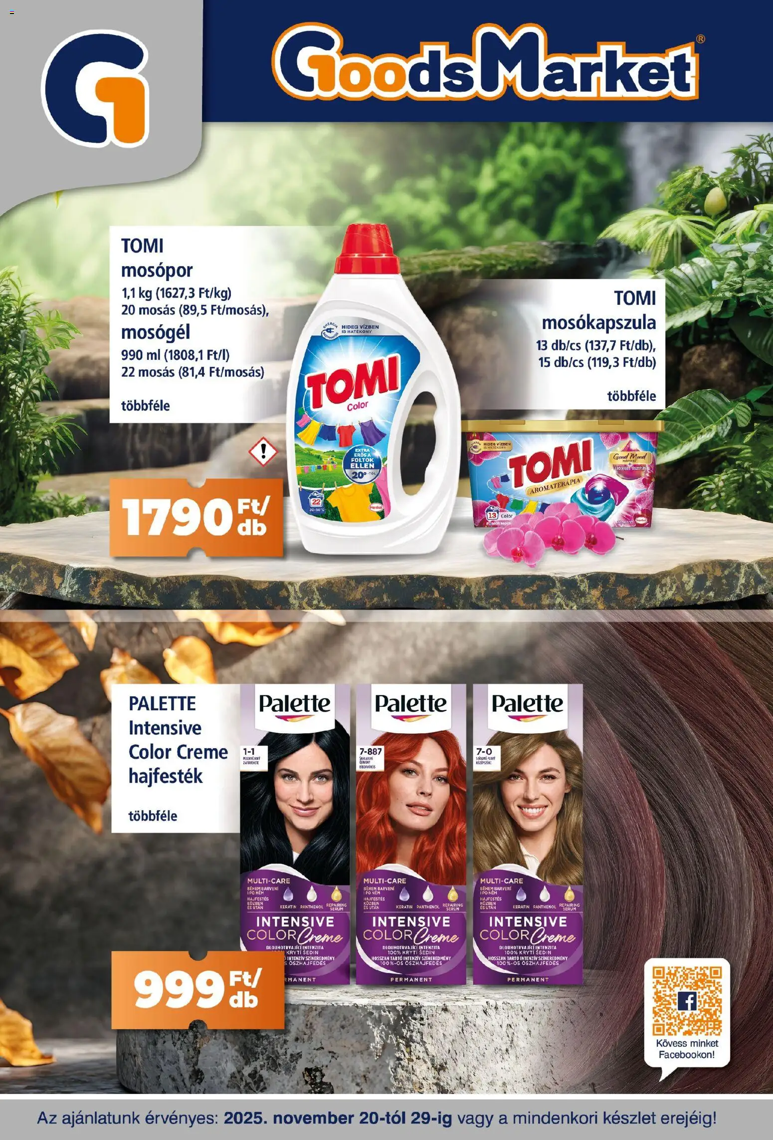 Goods Market Akciós újság - 1oldal - érvényes 2025.11.20.-tól