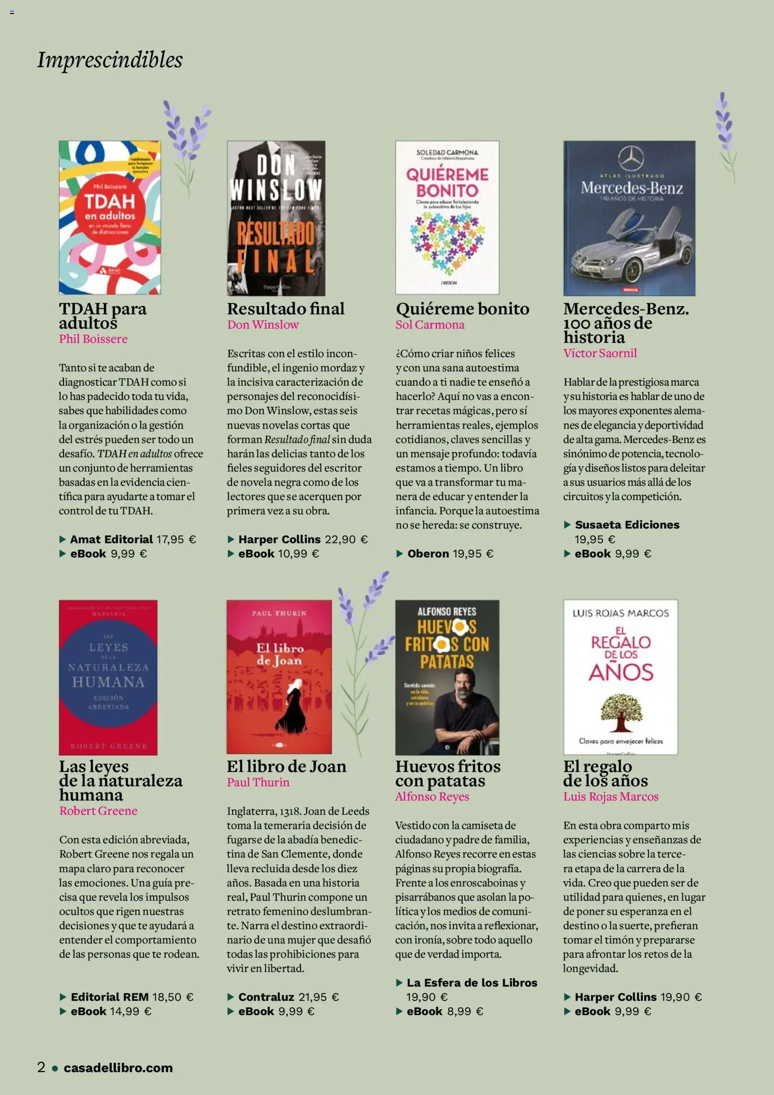 Casa del libro folleto - Página de 2 - Válido desde 02/03/2026