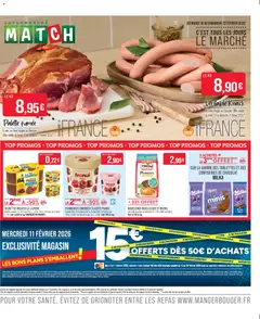 Aperçu Match Supermarché catalogue valable à partir du 10/02/2026
